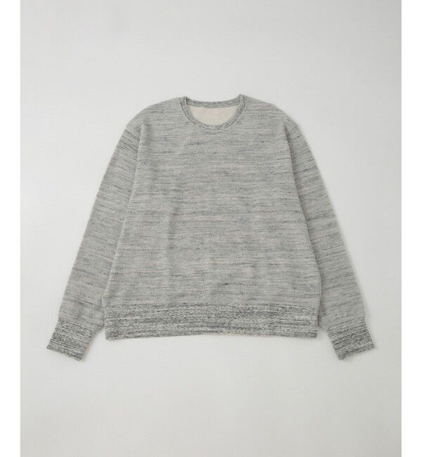 ADAM ET ROPE'「【リバーシブル/パイル】クルーネック スウェット プルオーバー / ロングシーズン着用可能」|スウェット・ジャージ|