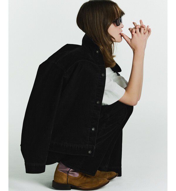 ADAM ET ROPE'「デニム トラッカー ジャケット / ADAM ET ROPE' JEANS -PERS-」|デニムジャケット|