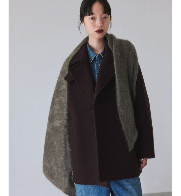 ADAM ET ROPE'「ブラッシュカシミアストール」|ストール|