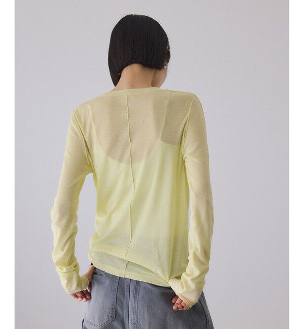 ADAM ET ROPE'「シアーフライスロンT」|Tシャツ・カットソー|