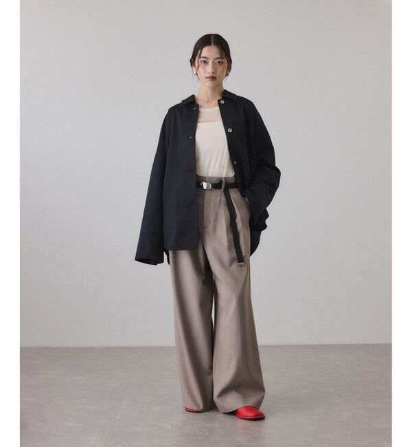 ADAM ET ROPE'「シアークルーネックトップス」|Tシャツ・カットソー|