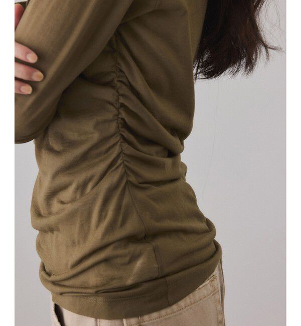 ADAM ET ROPE'「シアークルーネックトップス」|Tシャツ・カットソー|