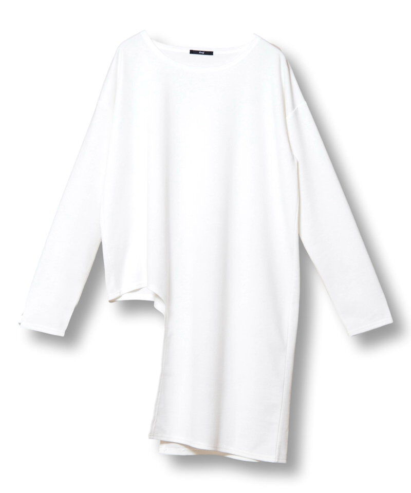  「アシンメトリーヘムプルオーバー」|Tシャツ・カットソー|
