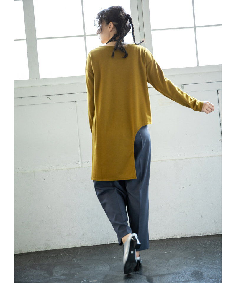  「アシンメトリーヘムプルオーバー」|Tシャツ・カットソー|