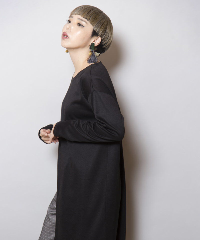  「アシンメトリーヘムプルオーバー」|Tシャツ・カットソー|