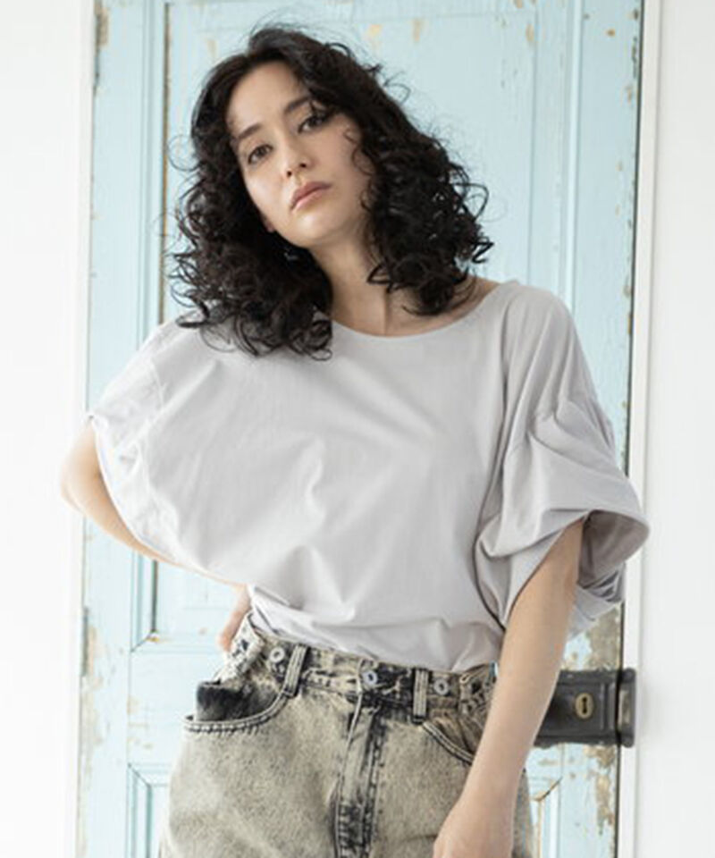  「ツイストスリーブプルオーバー」|Tシャツ・カットソー|L .GRAY