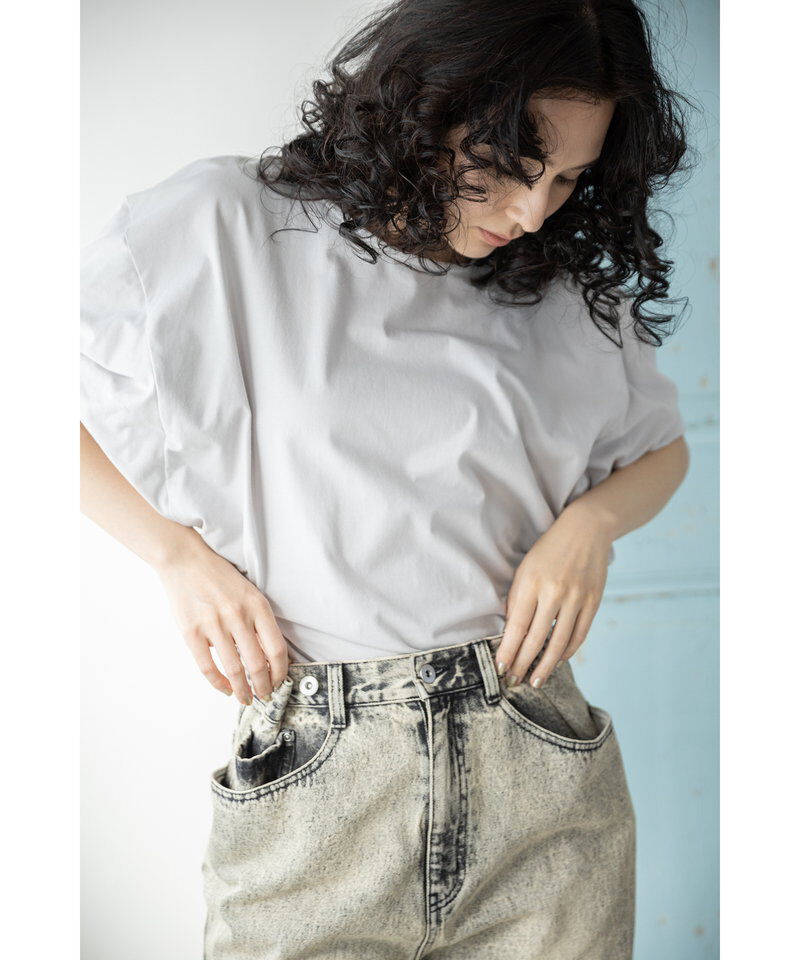  「ツイストスリーブプルオーバー」|Tシャツ・カットソー|