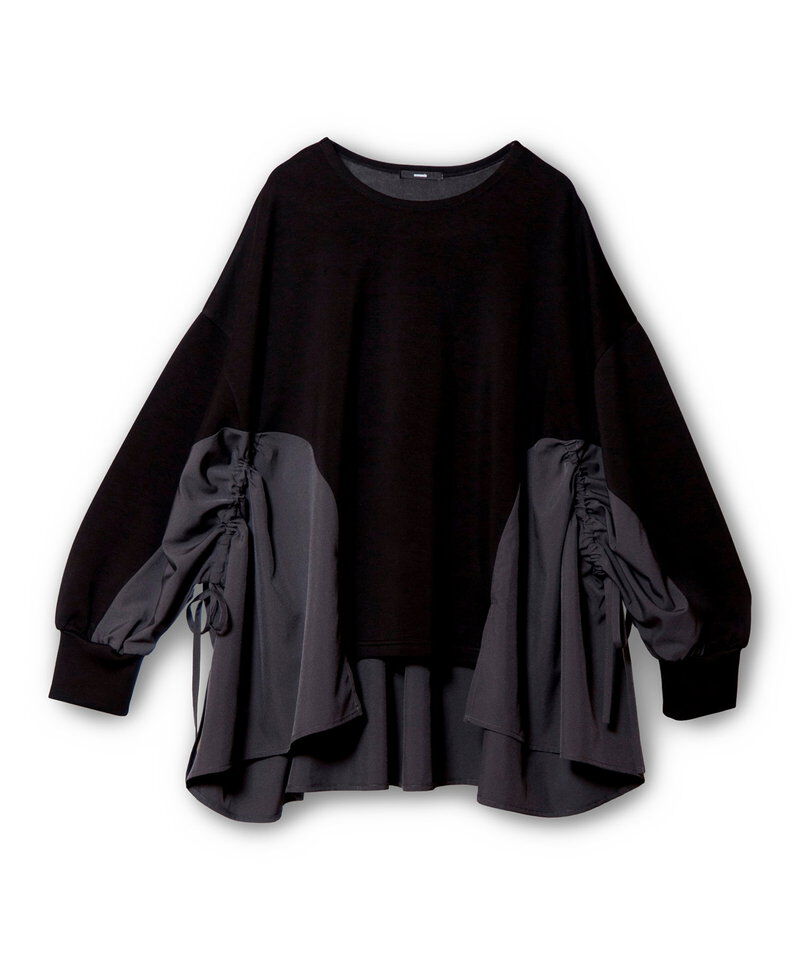  「サイドギャザープルオーバー」|Tシャツ・カットソー|
