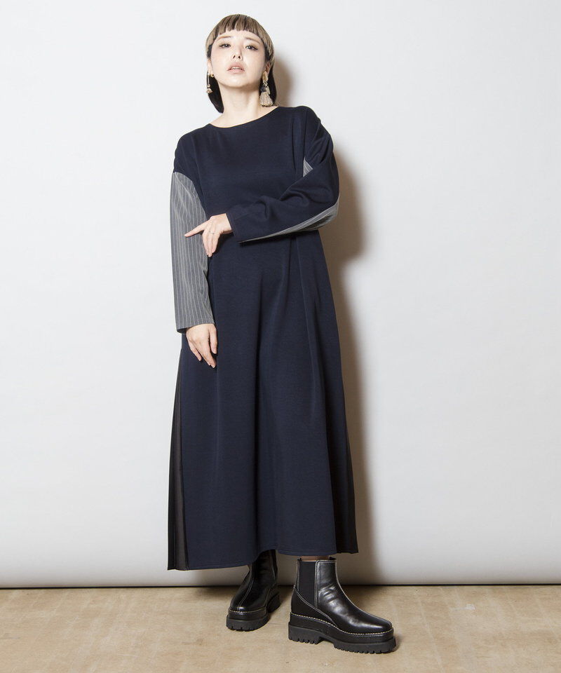 「2WAYバックプリーツワンピース」|ワンピース|