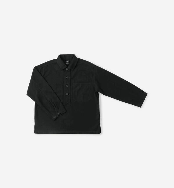 LABOUR AND WAIT「LABOUR AND WAIT | OVERHEAD SHIRT WOMEN」|シャツ・ブラウス|BLACK