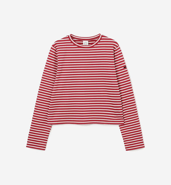 ORCIVAL「ORCIVAL | クルーネック長袖カットソー WOMEN」|Tシャツ・カットソー|RED系1