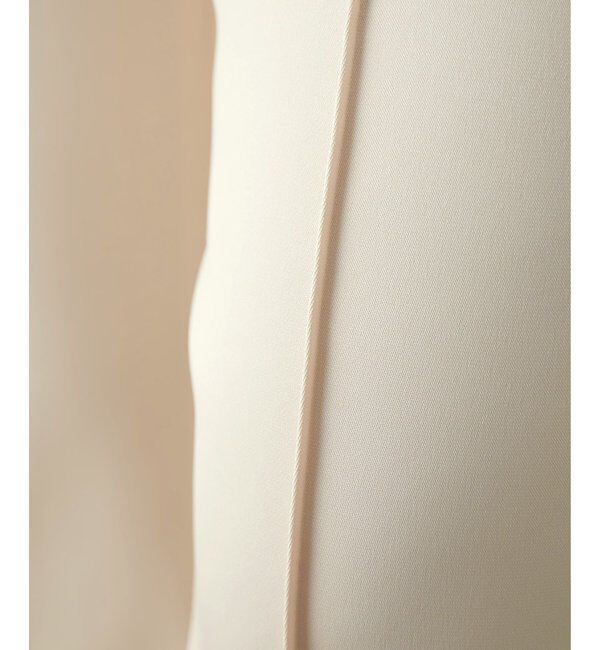  「ストレッチサテンフレアパンツ」|チノ|