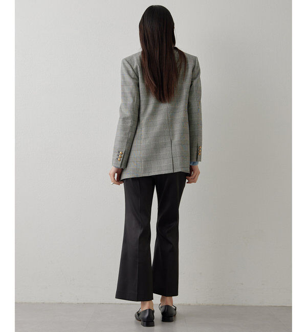  「ストレッチサテンフレアパンツ」|チノ|