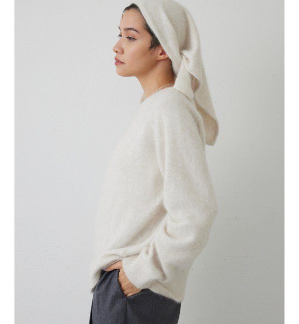 THE PAUSE「【THE PAUSE】ファーニットスカーフSET プルオーバー」|ニット・セーター|