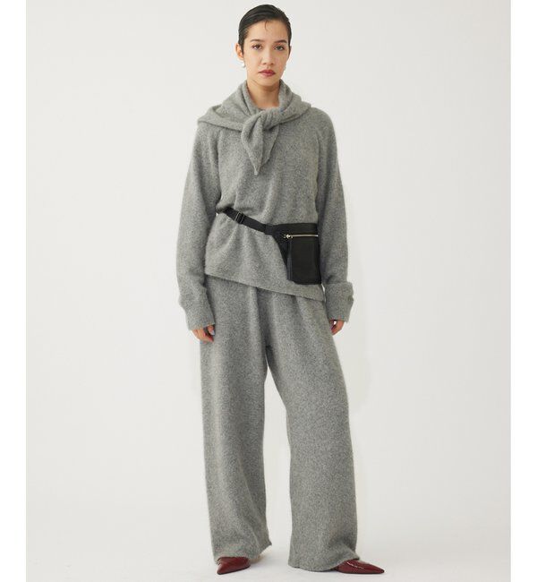 THE PAUSE「【THE PAUSE】ファーニットスカーフSET プルオーバー」|ニット・セーター|