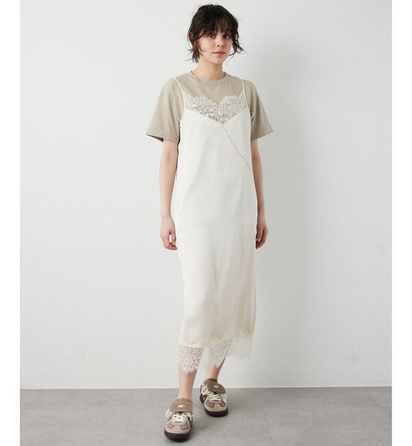  「レースロングキャミ」|シャツ・ブラウス|