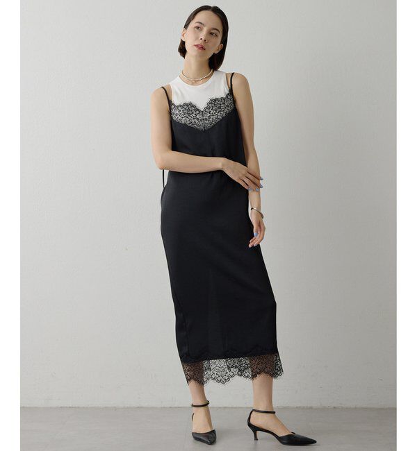  「レースロングキャミ」|シャツ・ブラウス|