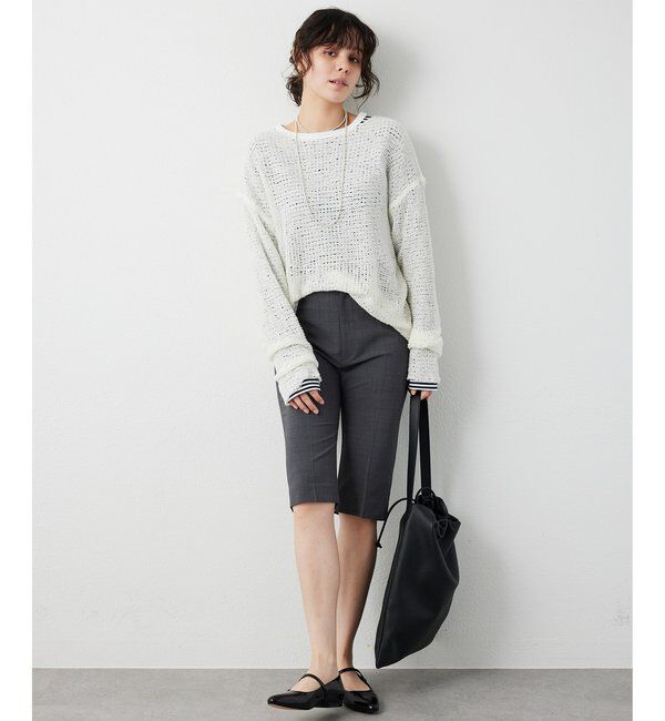  「【THE PAUSE】メッシュプルオーバー」|ニット・セーター|