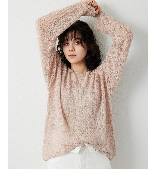  「【THE PAUSE】メッシュプルオーバー」|ニット・セーター|