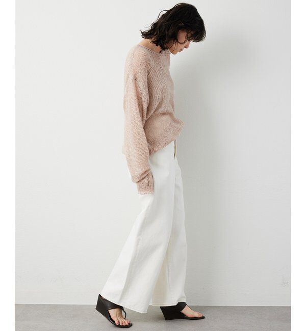  「【THE PAUSE】メッシュプルオーバー」|ニット・セーター|