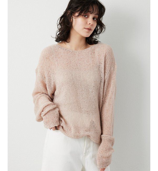  「【THE PAUSE】メッシュプルオーバー」|ニット・セーター|