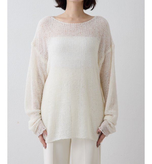 「【THE PAUSE】メッシュプルオーバー」|ニット・セーター|