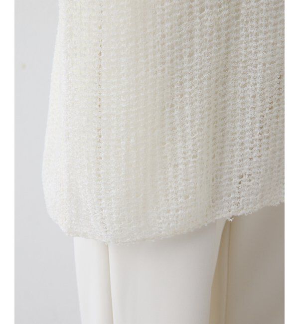  「【THE PAUSE】メッシュプルオーバー」|ニット・セーター|
