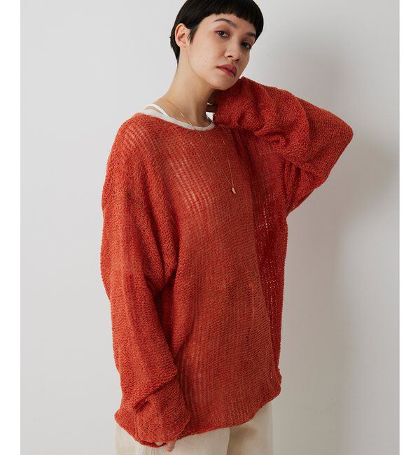  「【THE PAUSE】メッシュプルオーバー」|ニット・セーター|