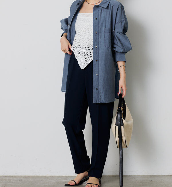  「シアーデニムシャツ」|シャツ・ブラウス|