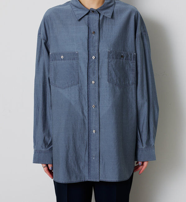  「シアーデニムシャツ」|シャツ・ブラウス|
