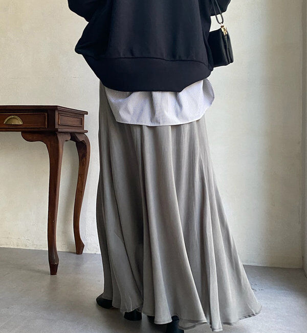  「キュプラフレアスカート」|スカート|