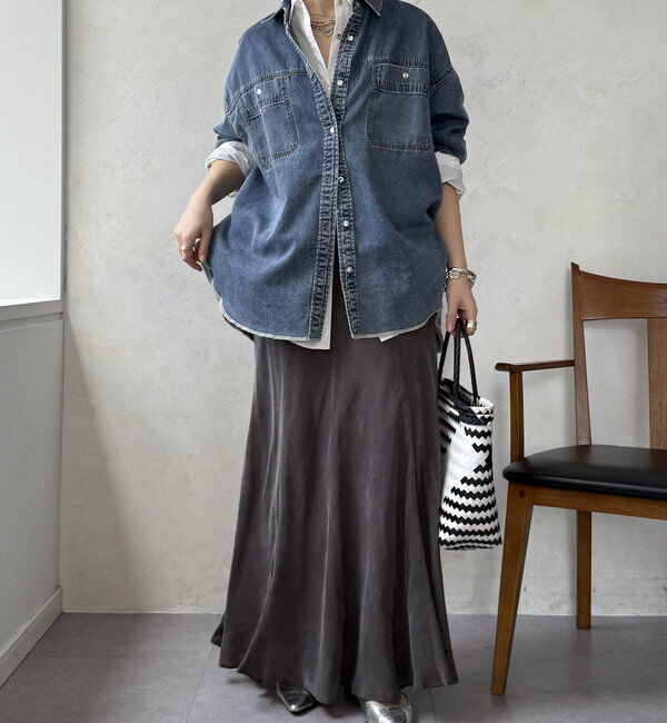  「キュプラフレアスカート」|スカート|