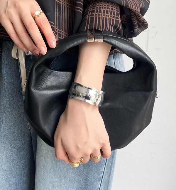  「【WEB限定】メタルポイントショルダーバッグ」|トートバッグ|ブラック