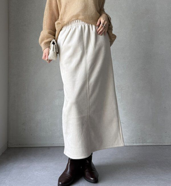  「【WEB限定】レイヤードフーディー＋イージータイトスカート」|スーツ|