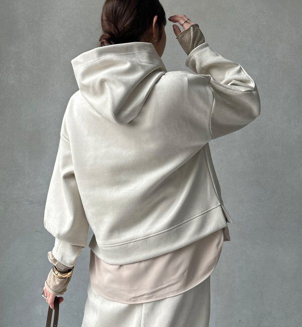  「【WEB限定】レイヤードフーディー＋イージータイトスカート」|スーツ|