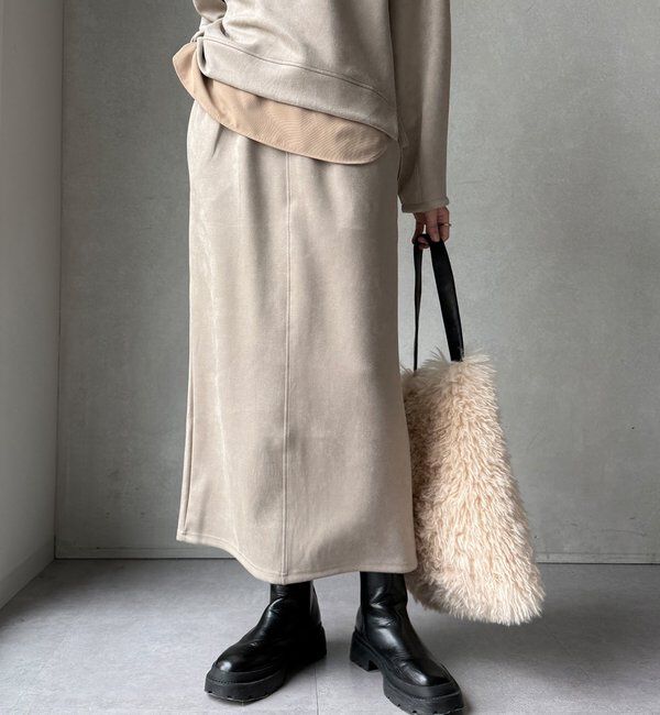  「【WEB限定】レイヤードフーディー＋イージータイトスカート」|スーツ|