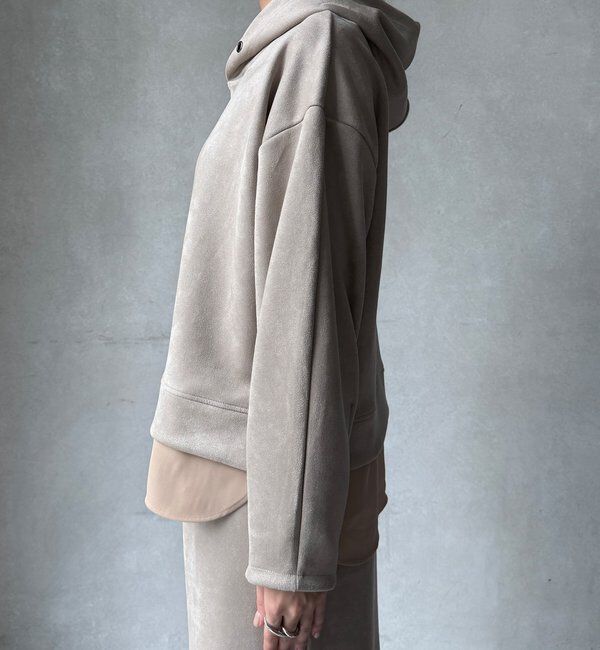  「【WEB限定】レイヤードフーディー＋イージータイトスカート」|スーツ|