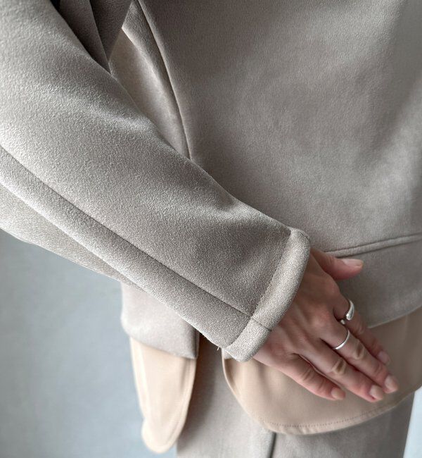  「【WEB限定】レイヤードフーディー＋イージータイトスカート」|スーツ|