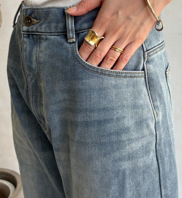  「【WEB限定】裏起毛デニム」|デニム|