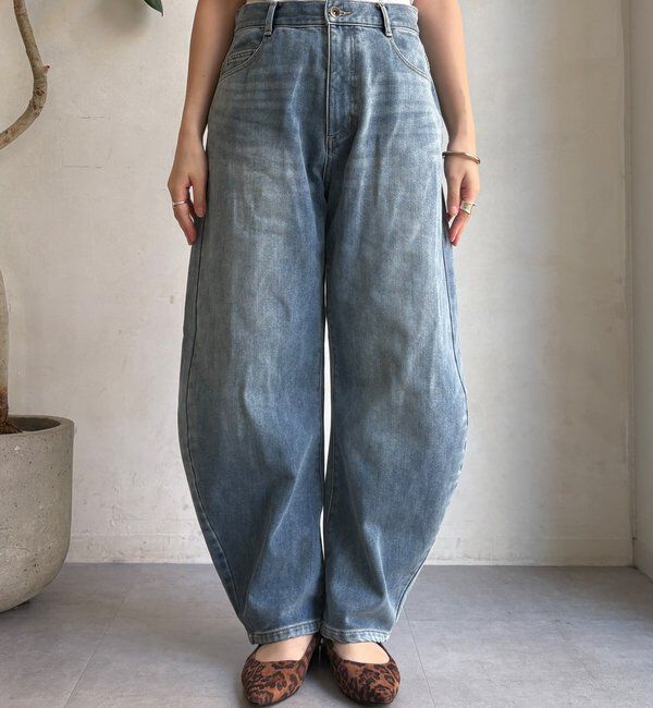  「【WEB限定】裏起毛デニム」|デニム|