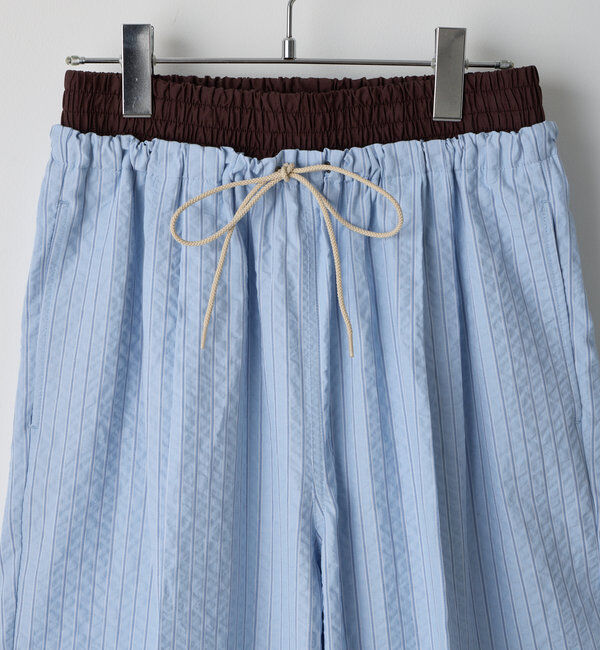  「*【WHIMSIC/SETUP対応】ウエストレイヤードストライプパンツ」|チノ|