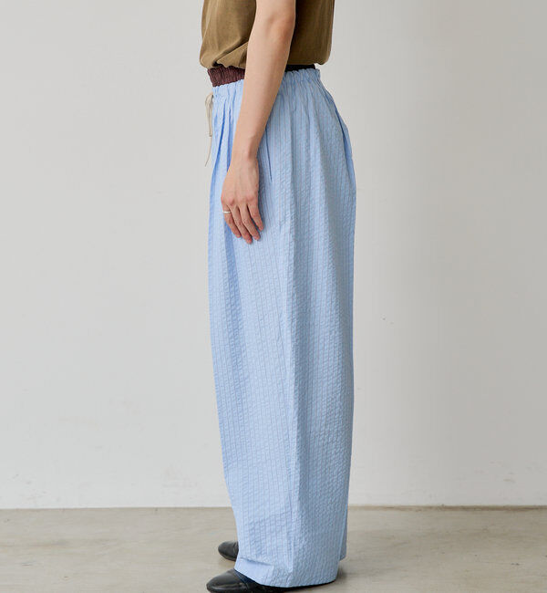  「*【WHIMSIC/SETUP対応】ウエストレイヤードストライプパンツ」|チノ|