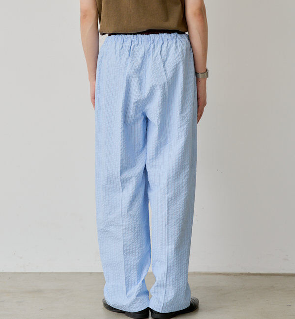  「*【WHIMSIC/SETUP対応】ウエストレイヤードストライプパンツ」|チノ|