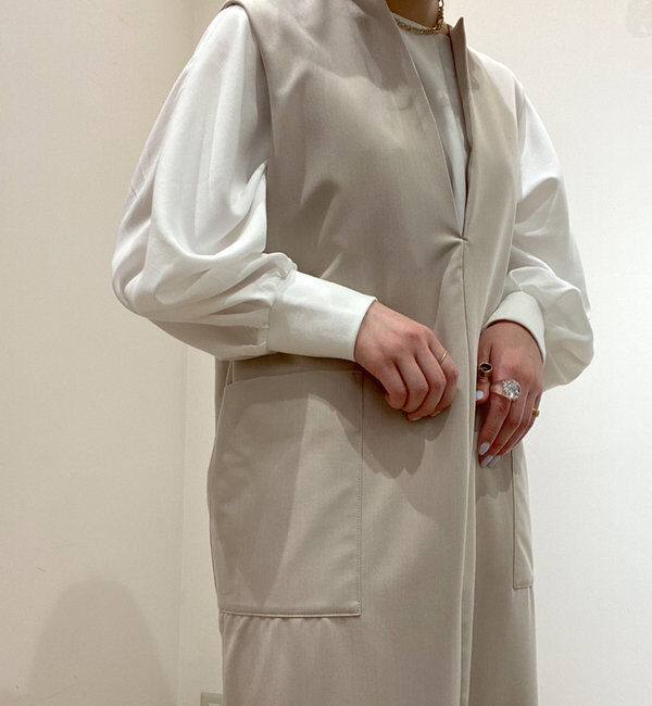  「《累計販売１万枚突破！・３サイズ展開》スリットネックジャンスカ」|ワンピース|