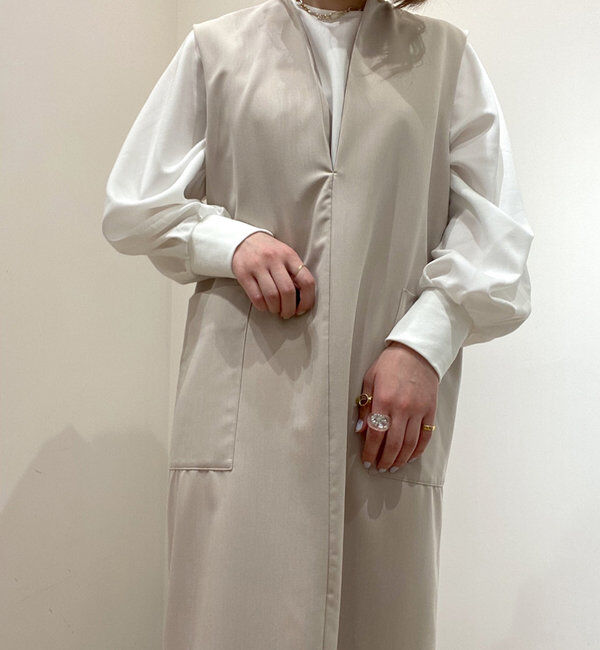  「《累計販売１万枚突破！・３サイズ展開》スリットネックジャンスカ」|ワンピース|