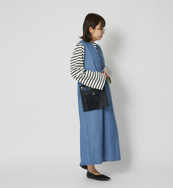  「《累計販売１万枚突破！・３サイズ展開》スリットネックジャンスカ」|ワンピース|