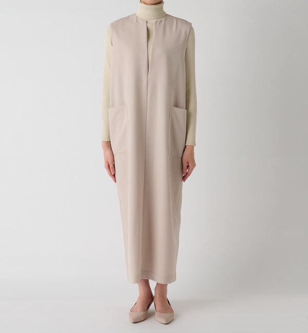  「《累計販売１万枚突破！・３サイズ展開》スリットネックジャンスカ」|ワンピース|