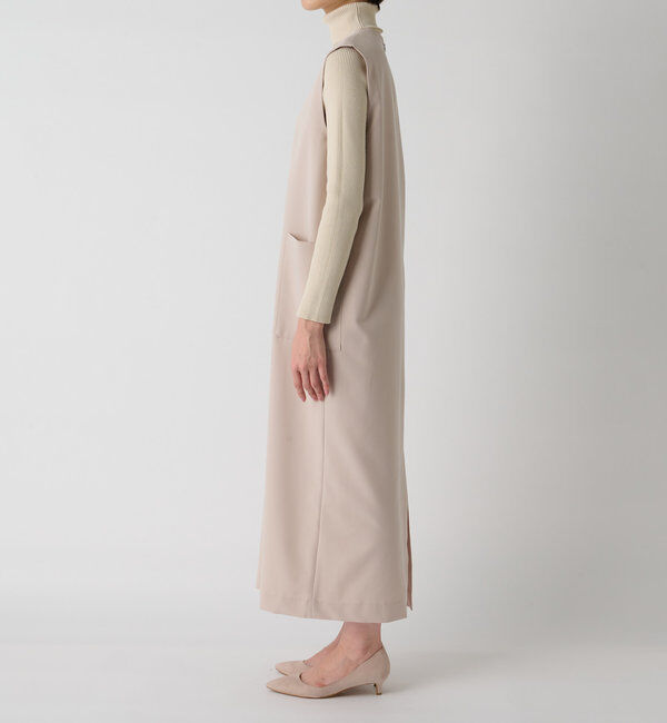  「《累計販売１万枚突破！・３サイズ展開》スリットネックジャンスカ」|ワンピース|