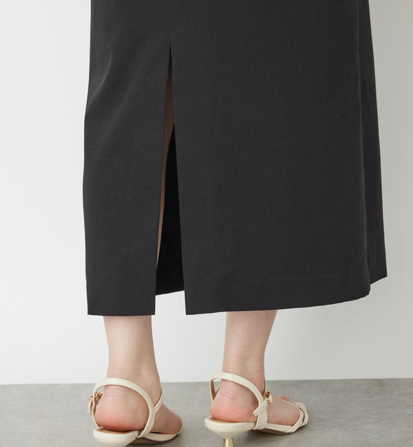  「《累計販売１万枚突破！・３サイズ展開》スリットネックジャンスカ」|ワンピース|