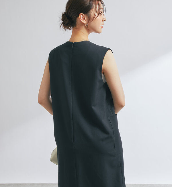  「《累計販売１万枚突破！・３サイズ展開》スリットネックジャンスカ」|ワンピース|